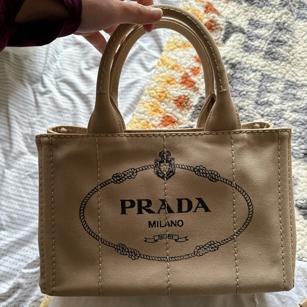 Prada Canapa Tote Bag